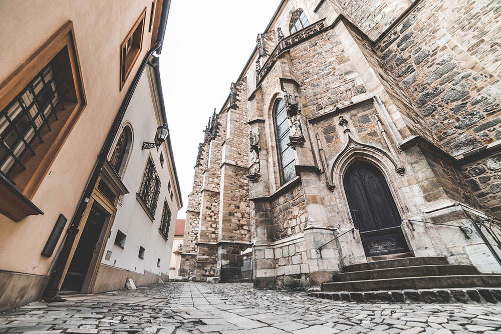 Cathedral of St. Peter and Paul in Brno, Czech Republic